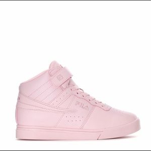 Pink high top filas